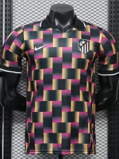 26-27 ATM Black Yellow Casual Player Version Training shirts