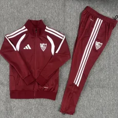 26-27 Sevilla Brown Red Jacket Tracksuit