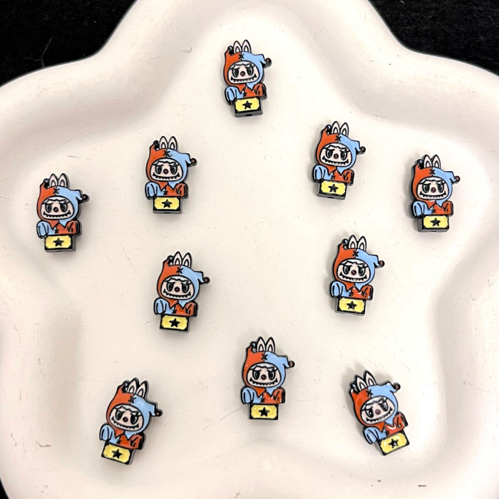 Alloy beads Labubu