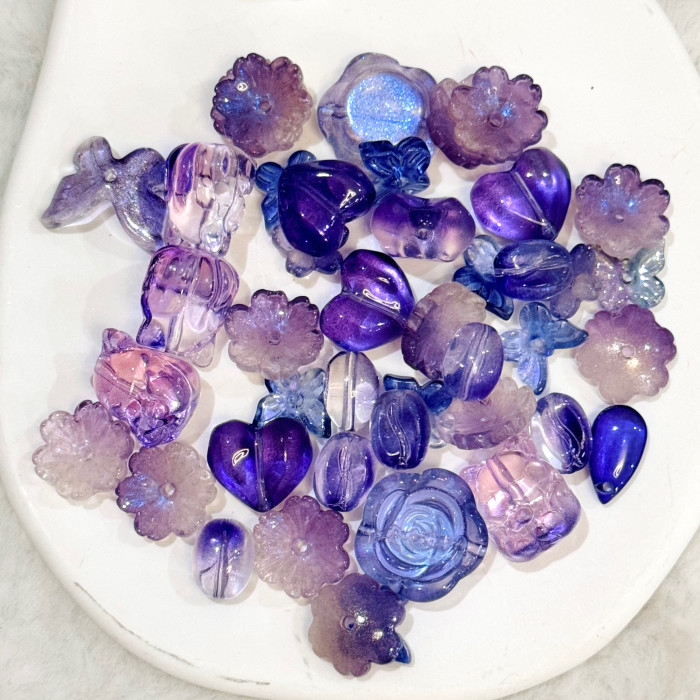 Glass flower  Beads Flowers