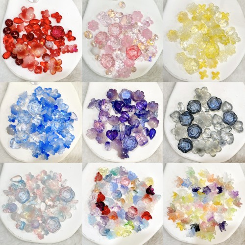 Glass flower  Beads Flowers