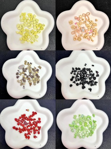 Alloy beads Mini Color Series