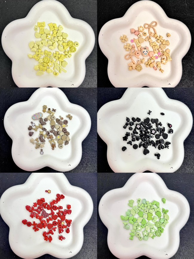 Alloy beads Mini Color Series