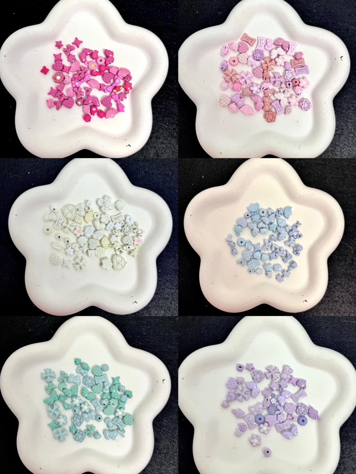 Alloy beads Mini Color Series