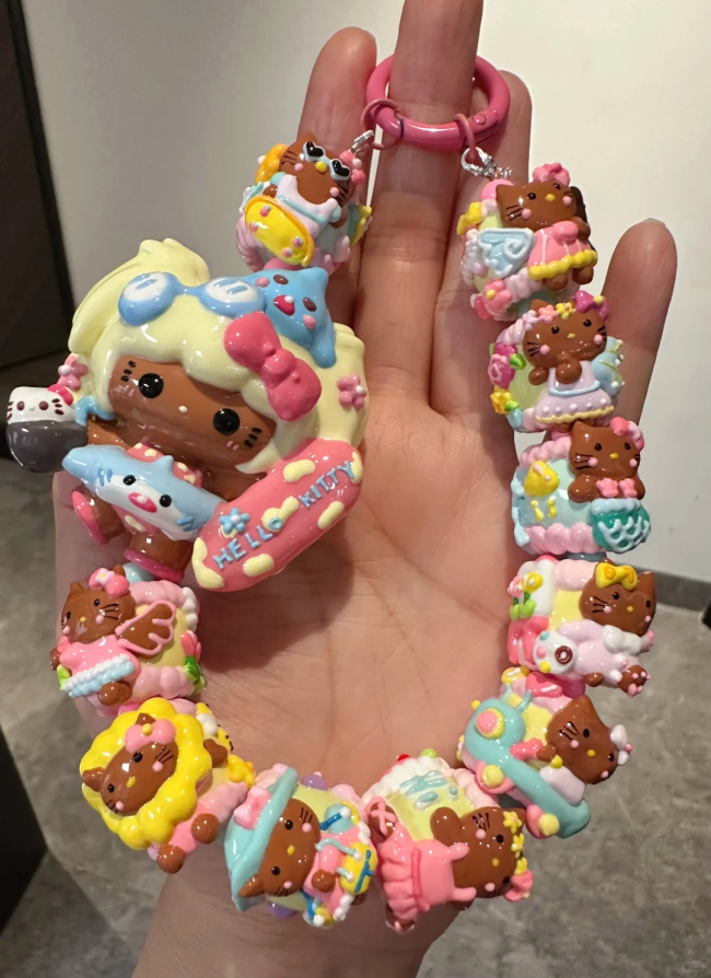 Character hand-painted beads