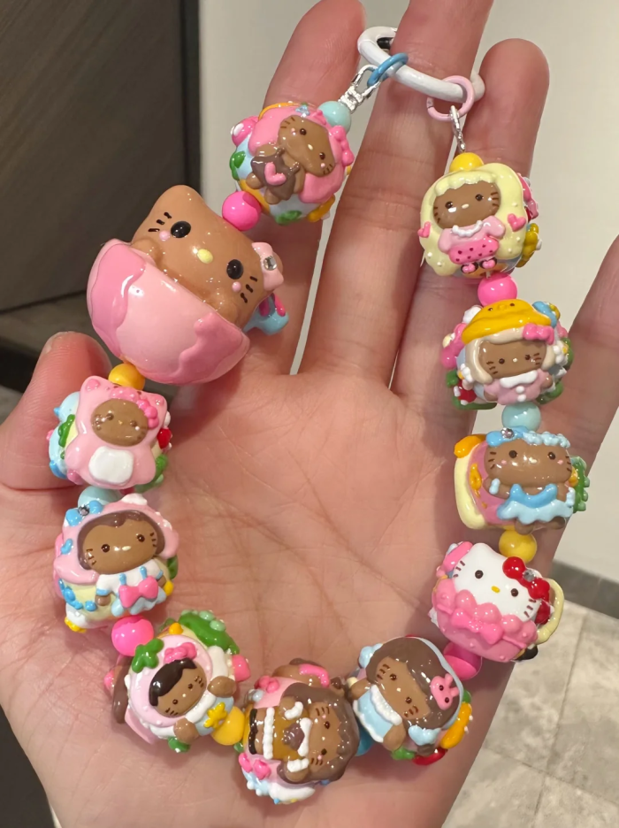 Character hand-painted beads