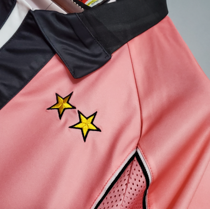 Retro Jersey 1997-1998 Juventus Away Pink Soccer Jersey Vintage Maillot de Foot