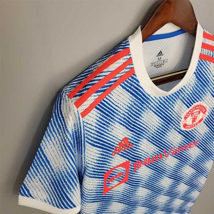 Retro Jersey Fans Version 2021-2022 Manchester United Away Soccer Jersey
