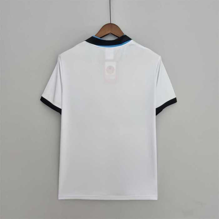 Retro Jersey 1990-1991 Inter Milan Away White Soccer Jersey Vintage Inter Football Shirt
