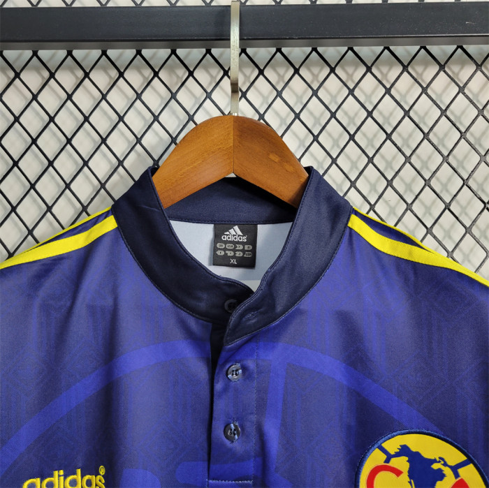 Retro Jersey 1998-1999 Club America Aguilas Away Borland Vintage Soccer Jersey