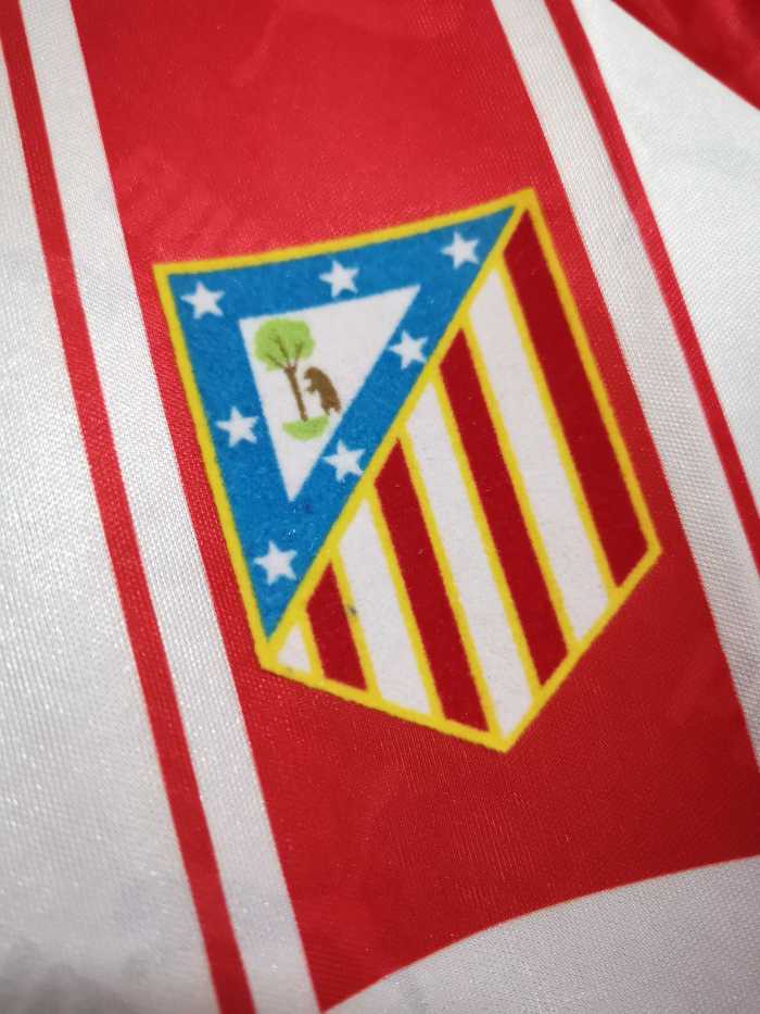 Retro Jersey 1994-1995 Atletico Madrid Home Soccer Jersey Vintage Football Shirt