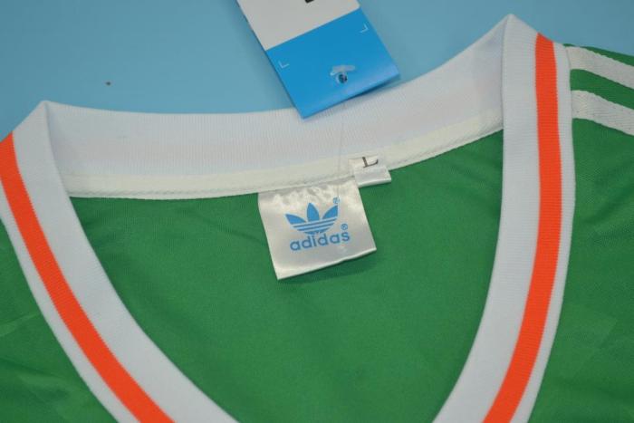 Retro Jersey 1990 Ireland 19 Home Green Soccer Jersey Vintage Football Shirt