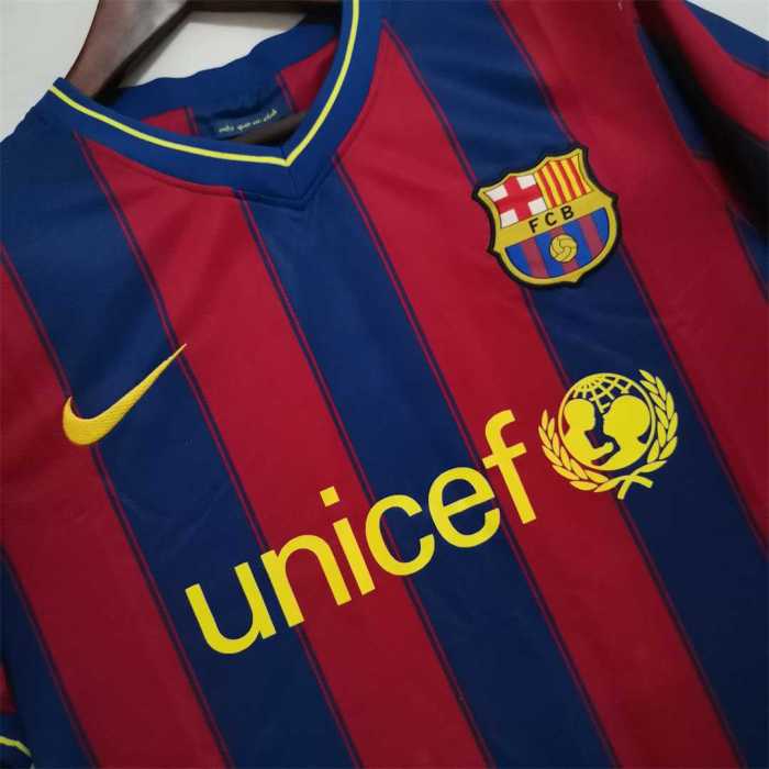 Retro Jersey 2009-2010 Barcelona Home Soccer Jersey Vintage Football Shirt