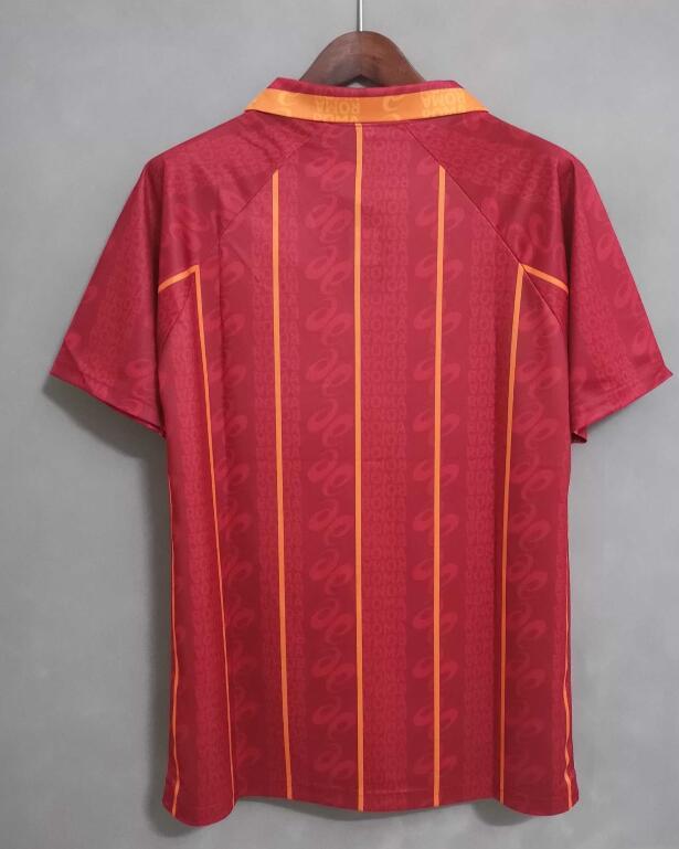 Fans Version 1996-1997 Rome Home Red Soccer Jersey