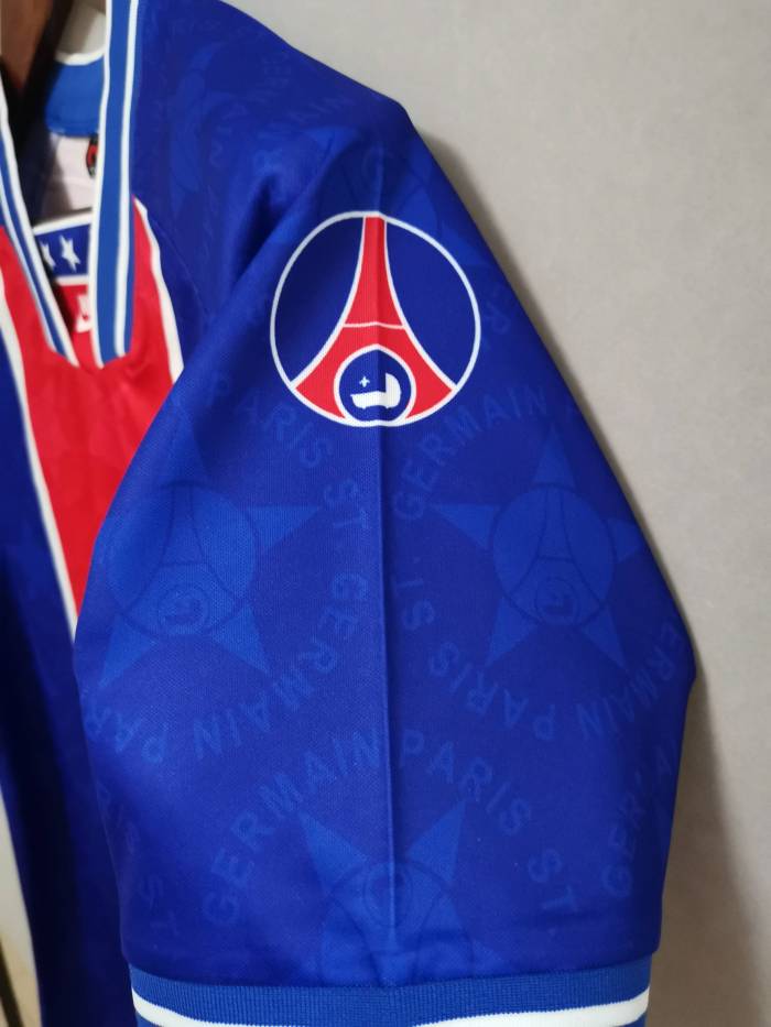 Retro Jersey 1994-1995 PSG Home Soccer Jersey Vintage Paris Football Shirt
