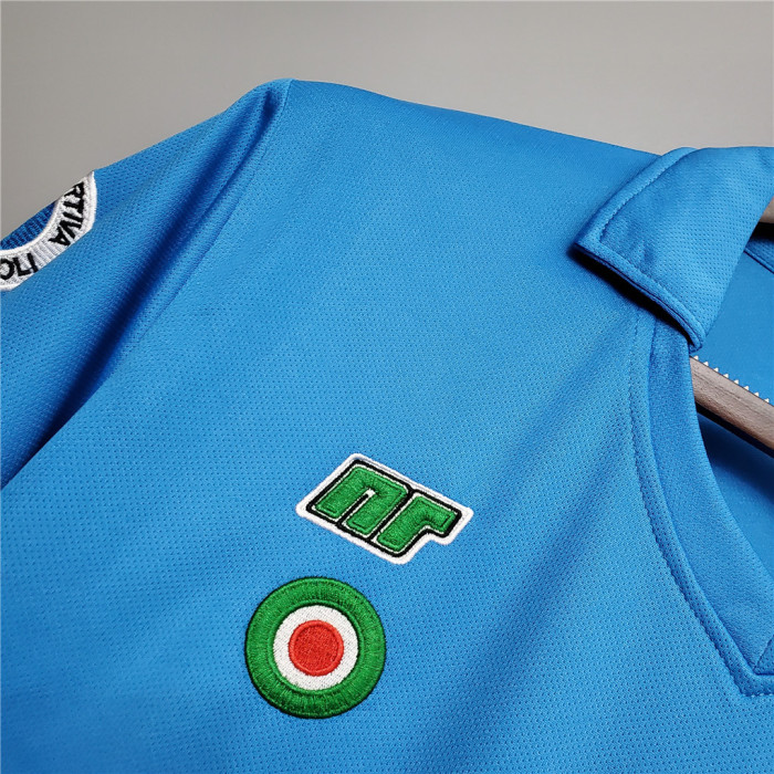 Retro Jersey 1987-1988 Calcio Napoli Home Soccer Jersey