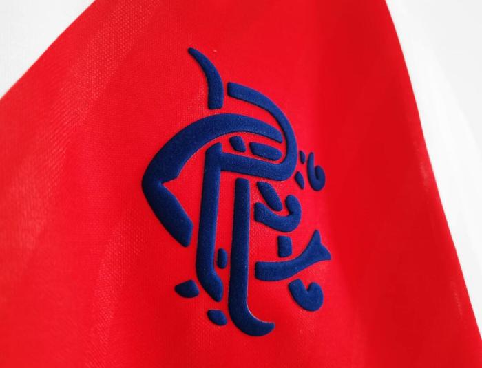 Retro Jersey 1987-1988 Rangers Away Red/White Soccer Jersey