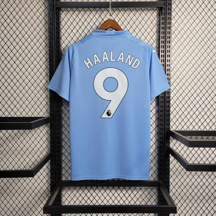 Haaland Shirt for 2023-2024 Manchester City Home Soccer Jersey