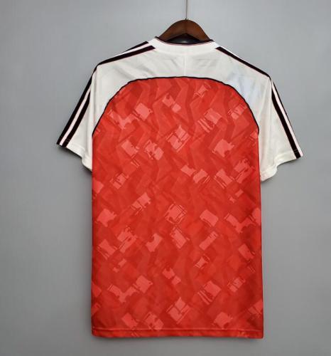 Retro Jersey 1990-1992 Arsenal Home Red Soccer Jersey Vintage Football Shirt
