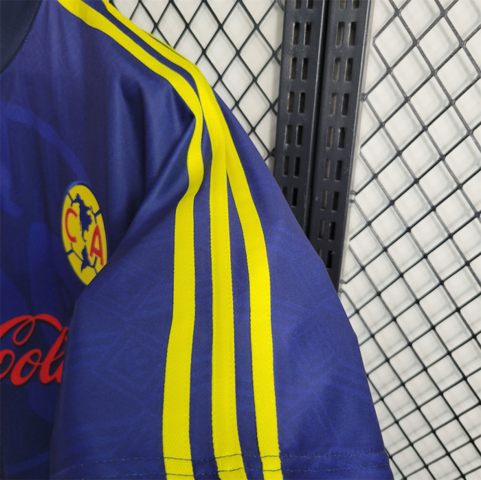 Retro Jersey 1998-1999 Club America Aguilas Away Borland Vintage Soccer Jersey