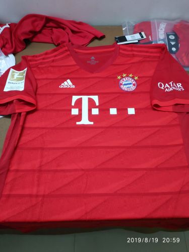 Fans Version Bayern Munich #14 PERISIC Home Soccer Jersey with League Patch