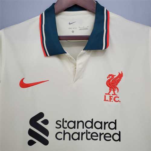Retro Jersey 2021-2022 Liverpool Away Soccer Jersey Vintage Football Shirt