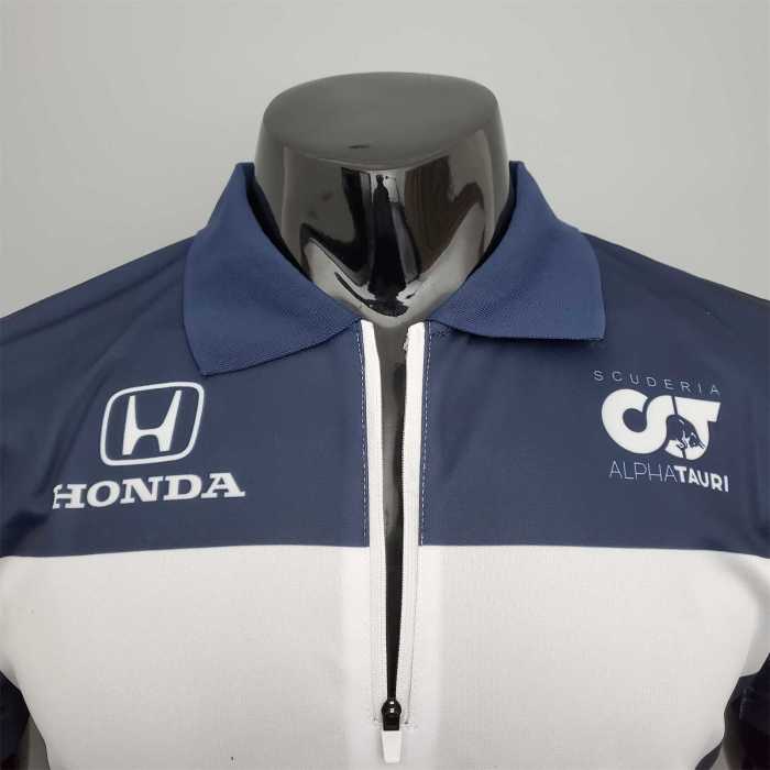 F1 Formula One Honda Blue White Racing Jersey