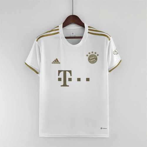 Retro Jersey 2022-2023 Bayern Munich Away White Soccer Jersey Bayern Munchen Football Shirt