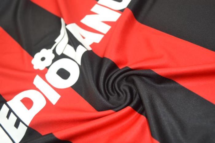 Retro Jersey 1991-1992 AC Milan Home Soccer Jersey Vintage Football Shirt