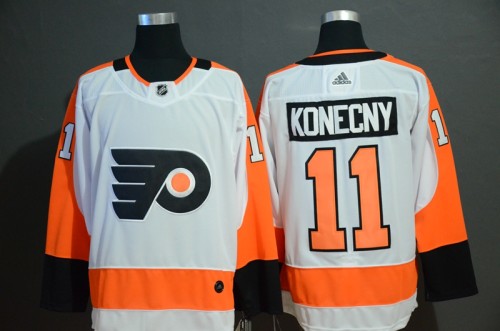 Philadelphia Flyers 11 Travis Konecny White Jersey
