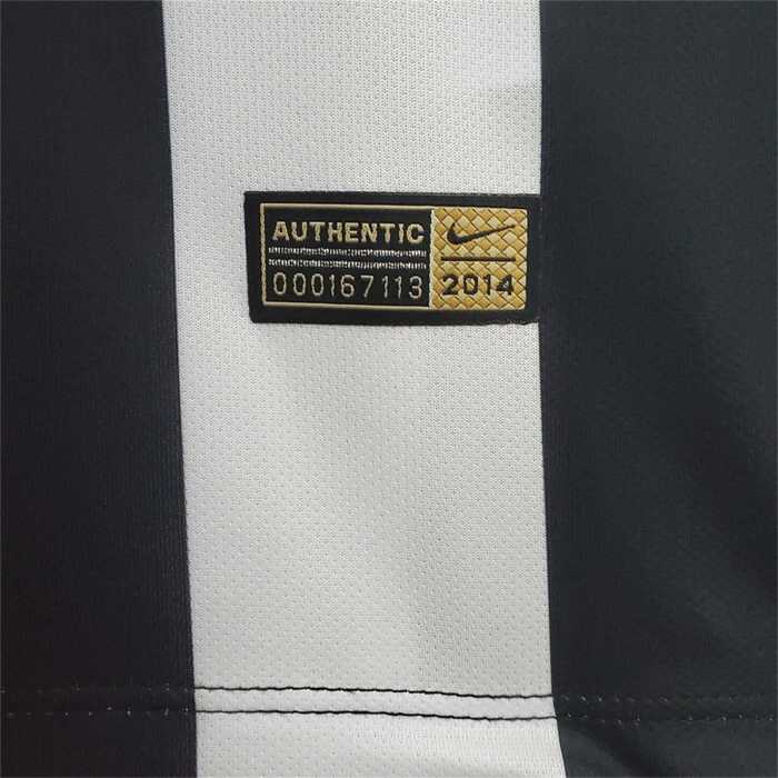 with Scudetto Patch Retro Jersey 2014-2015 Juventus Home Soccer Jersey Vintage Football Shirt
