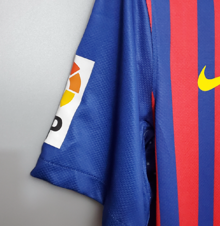 with LFP+TV3 Patch Retro Jersey 2011-2012 Barcelona Home Soccer Jersey