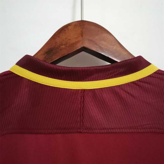 Retro Jersey 2017-2018 As Roma Home Soccer Jersey Vintage Football Shirt