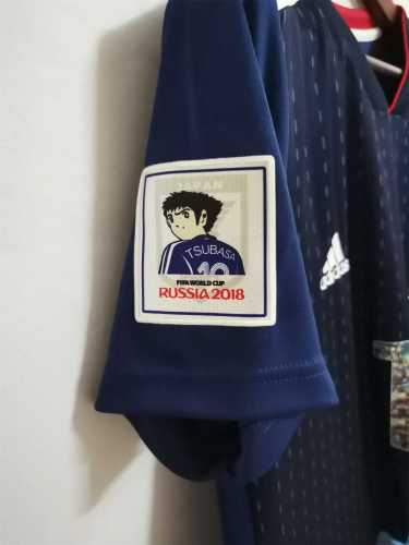 with Patch Retro Jersey 2018 Japan Home Soccer Jersey Vintage Football Shirt