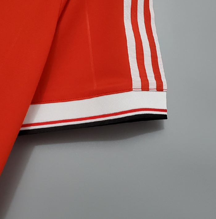 Retro Jersey 1983-1984 Manchester United Home Soccer Jersey Vintage Man U Football Shirt