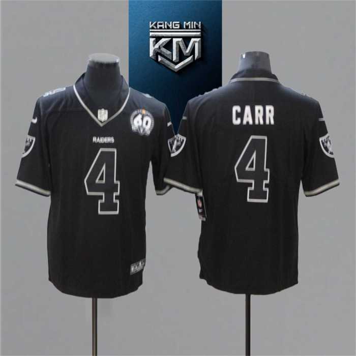 2021 Raiders 4 CARR NFL Jersey S-XXL Shadow Edition