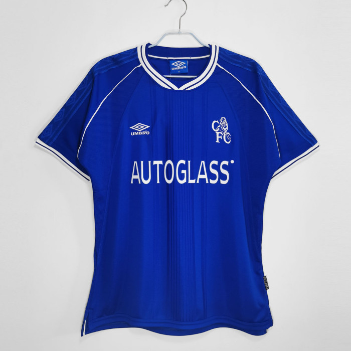 Retro Jersey 1999-2000 Chelsea Home Soccer Jersey Vintage Football Shirt