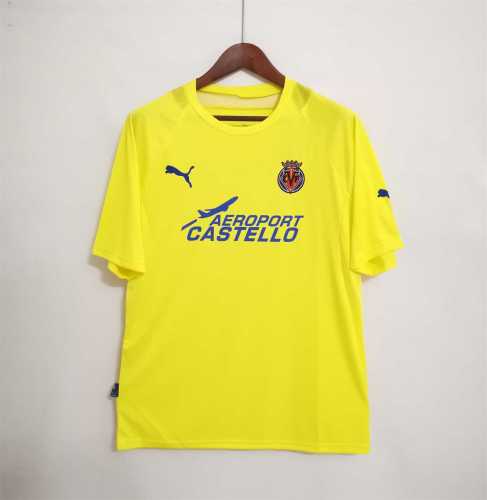 Retro Jersey 2005-2006 Villarreal Home Soccer Jersey Football Shirt