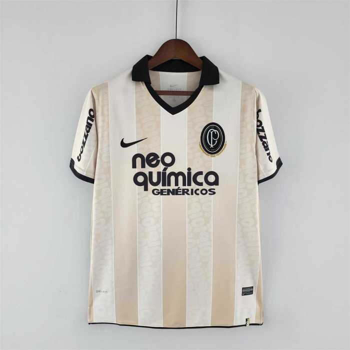 Retro Jersey 2010 Corinthians 100th Anniversary Beige Soccer Jersey