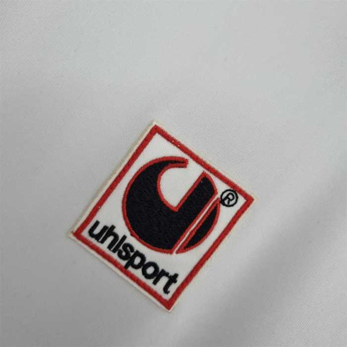 Retro Jersey 1990-1991 Inter Milan Away White Soccer Jersey Vintage Inter Football Shirt