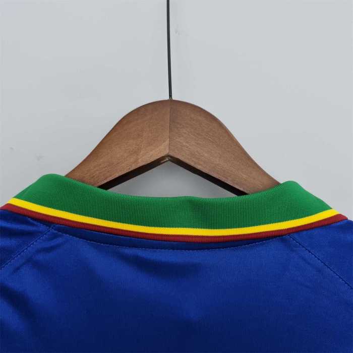 Retro Jersey 1998 Portugal Away Blue Soccer Jersey Vintage Football Shirt