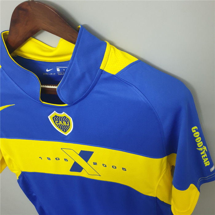 Retro Jersey 2005 Boca Juniors Home Soccer Jersey Vintage Football Shirt