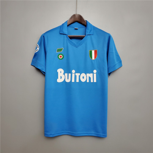 Retro Jersey 1987-1988 Calcio Napoli Home Soccer Jersey