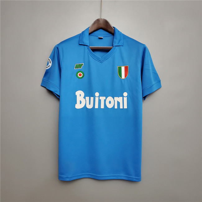 Retro Jersey 1987-1988 Calcio Napoli Home Soccer Jersey