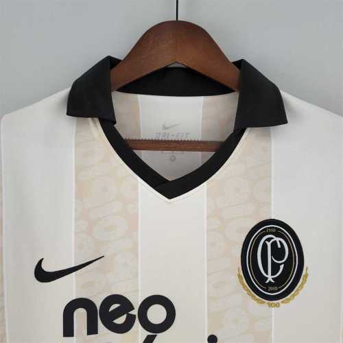 Retro Jersey 2010 Corinthians 100th Anniversary Beige Soccer Jersey