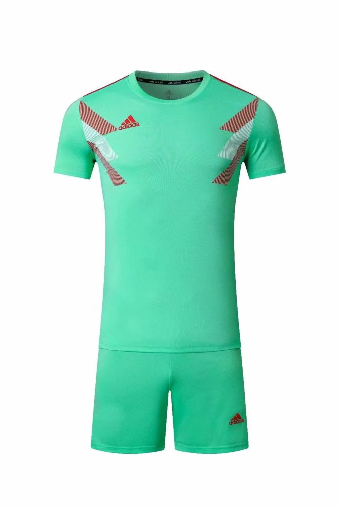 #605 Soccer Training Uniform Blank Jersey and Shorts