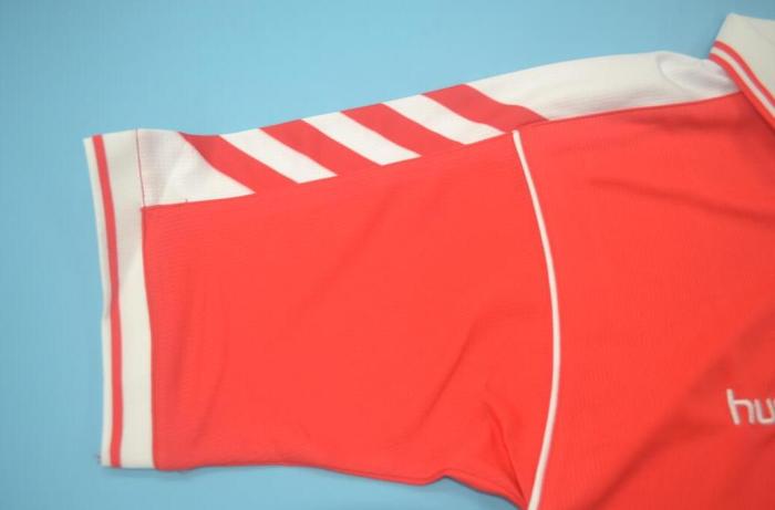 Retro Jersey 1998 Denmark Home Red Soccer Jersey Vintage Football Shirt
