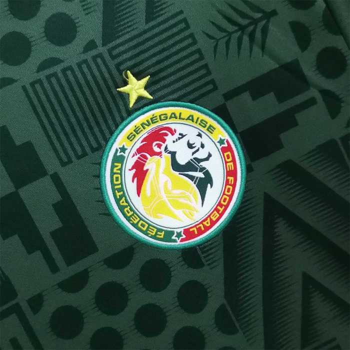 Fans Version 2022 Senegal Away Green Soccer Jersey