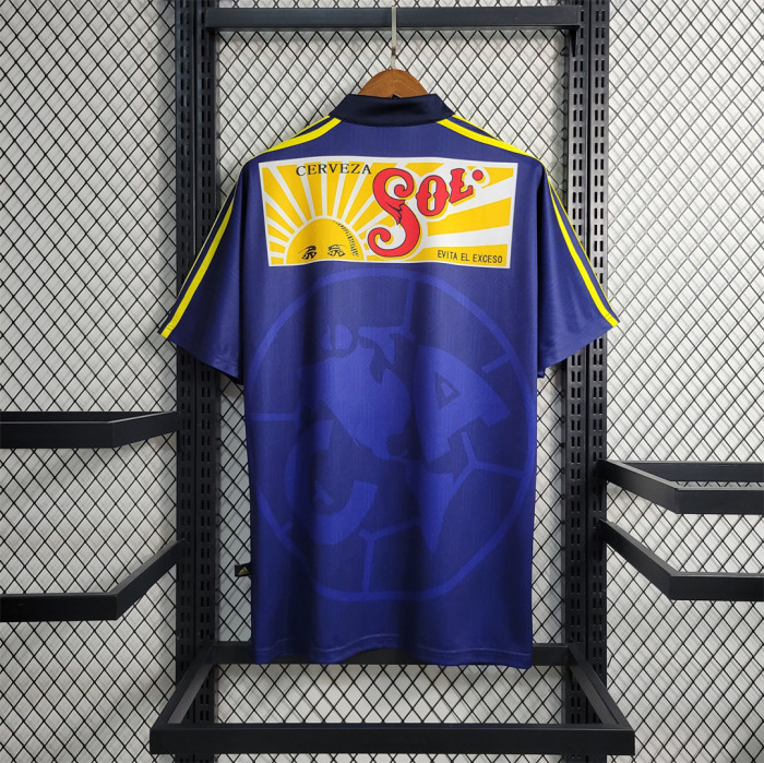 Retro Jersey 1998-1999 Club America Aguilas Away Borland Vintage Soccer Jersey
