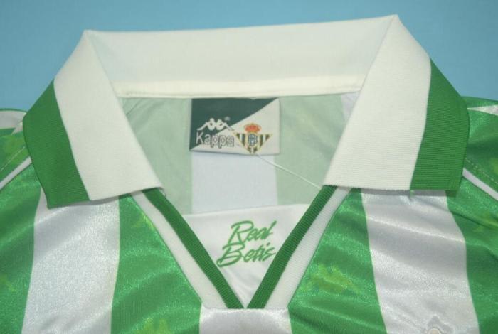 Retro Jersey 1995-1997 Real Betis Home Soccer Jersey Vintage Football Shirt
